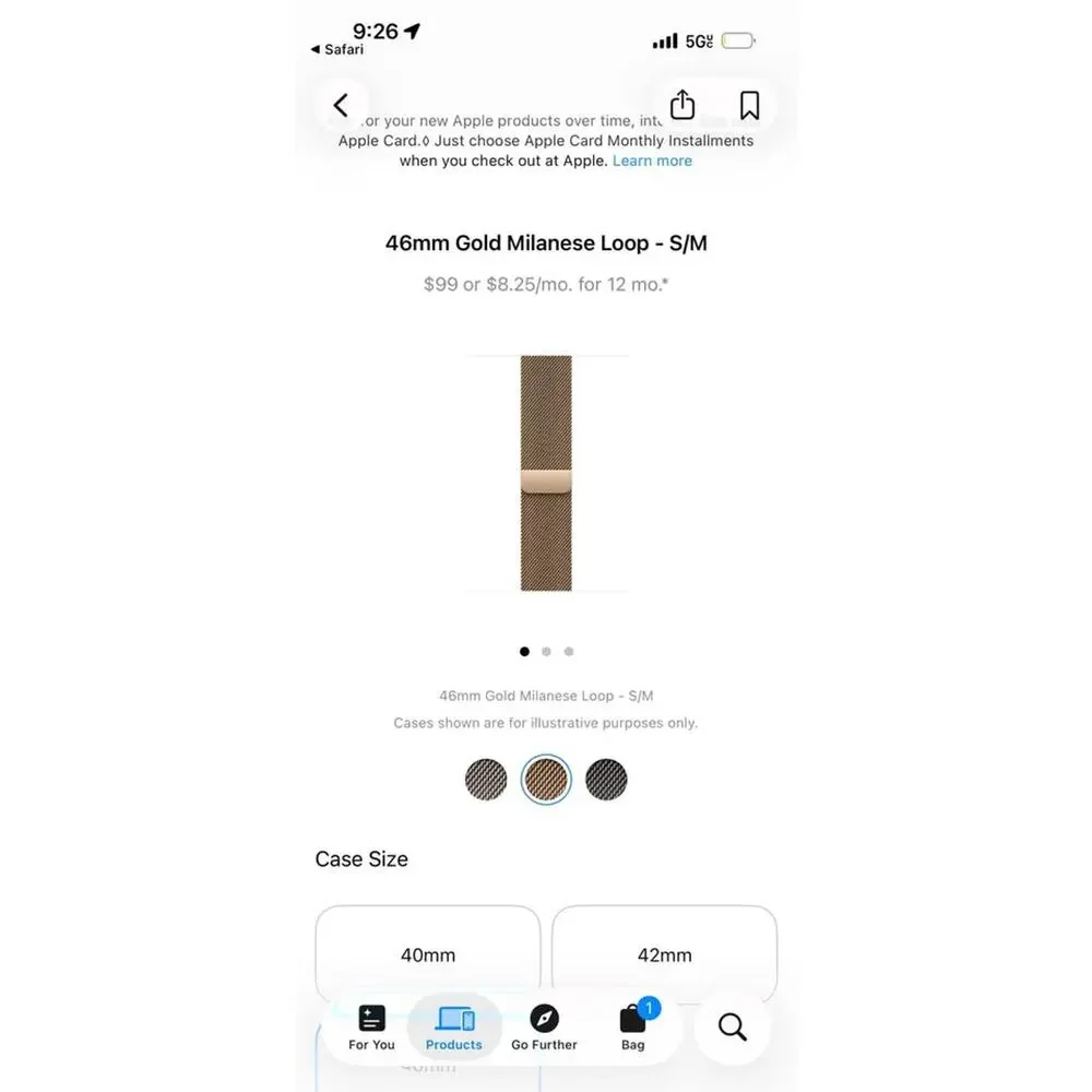Apple say band magnetic